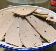 Steamed and Sliced Lamb Liver