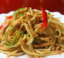 Bamboo Shoots with Shredded Pork
