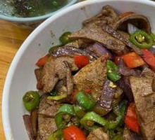 Stir-fried Pig Liver Noodles