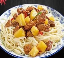 Beef and Potato Noodles
