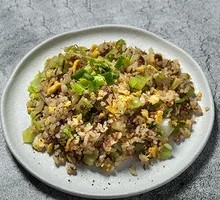 Sour Cabbage Beef Fried Rice