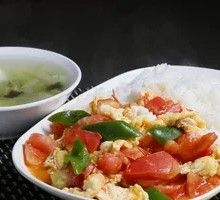 Tomato and Egg Fried Rice