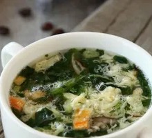 Spinach and Egg Drop Soup