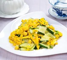 Cucumber and Egg Rice Bowl