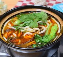 Spicy Potato Noodles in Clay Pot