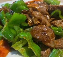 Bell Pepper Beef Heart Stir-fry