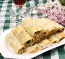 Egg and Tofu Skin Roll