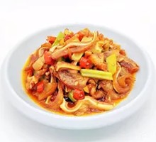 Celery Stir-fried with Pig Ear