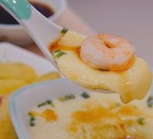 Steamed Shrimp and Egg Custard