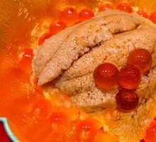 Sea Urchin and Fish Maw Rice Bites