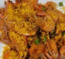 Prawn Stir-fry in Batter