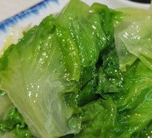 Boiled lettuce