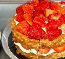Coconut Strawberry Cake