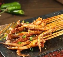Grilled Squid Tentacles
