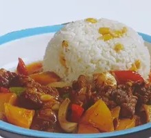 Beef and Potato Rice Bowl