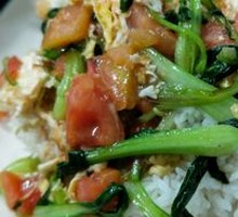 Tomato and Egg Fried Rice