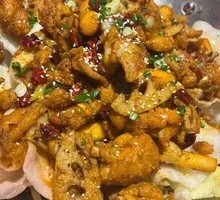 Spicy Frog Legs in Dry Pot