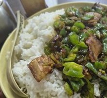 Green Pepper Spicy Pork Rice