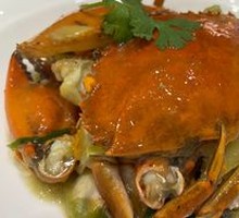 Scallion and Ginger Stir-fried Blue Crab