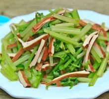 Celery with Tofu Sheets