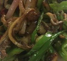 Green Pepper Pork Tripe Strips