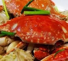 Stir-fried Live Crab with Ginger and Green Onion