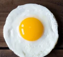 Grilled Egg on Iron Plate