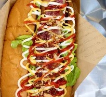 Smoked Bacon Hot Dog