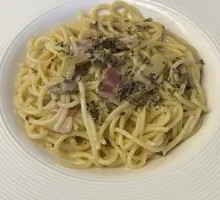 Creamy Bacon Mushroom Pasta