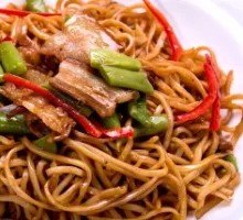 Pork and Green Bean Stew Noodles