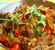 Spicy Beer Duck in Dry Pot