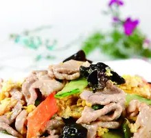 Wood Ear Mushroom and Pork Slices