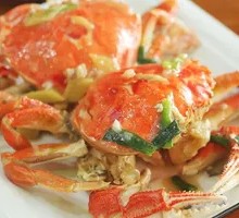 Scallion and Ginger Steamed Swimming Crab