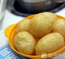 Oil-fried gluten noodles