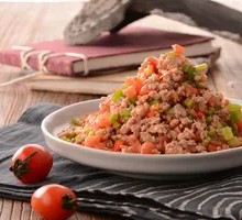 Red Three Minced Rice