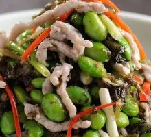 Mung Bean and Pork Stir-fry Rice Bowl