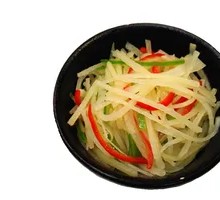 Sliced Potatoes with Green Pepper