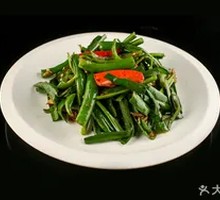 Green Pepper Stir-fried with Leeks