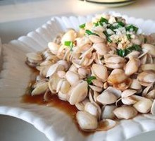 Scallion Oil Sea Clams