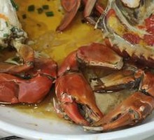Scallion and Ginger Steamed Swimming Crab