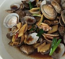 Scallion Oil Clams