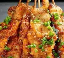 烤原切五花肉串