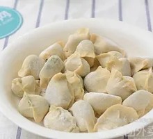 Chinese Water Dumplings with Shepherd's Purse and Pork