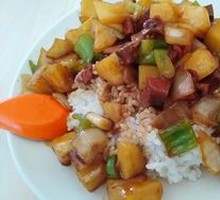 Beef and Potato Rice Bowl