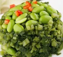 Snow Cabbage and Green Beans