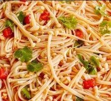 Cold-mixed Enoki Mushrooms