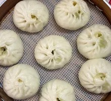 Special Mushroom and Greens Steamed Dumplings