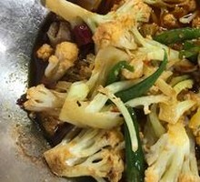 Spicy Cauliflower in Hot Pot