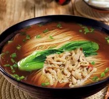 Vegetable and Pork Noodles