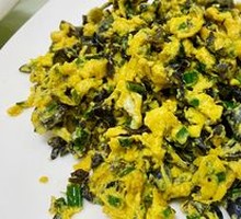 Black Mushroom Egg Stir-fry